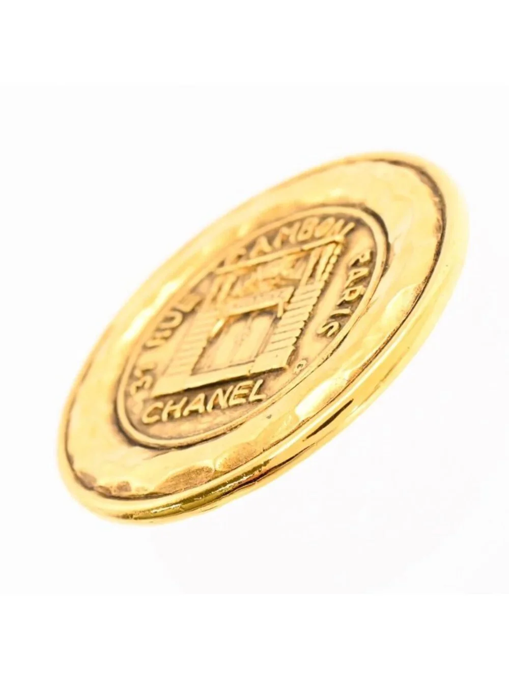 Chanel Brooch Gold
